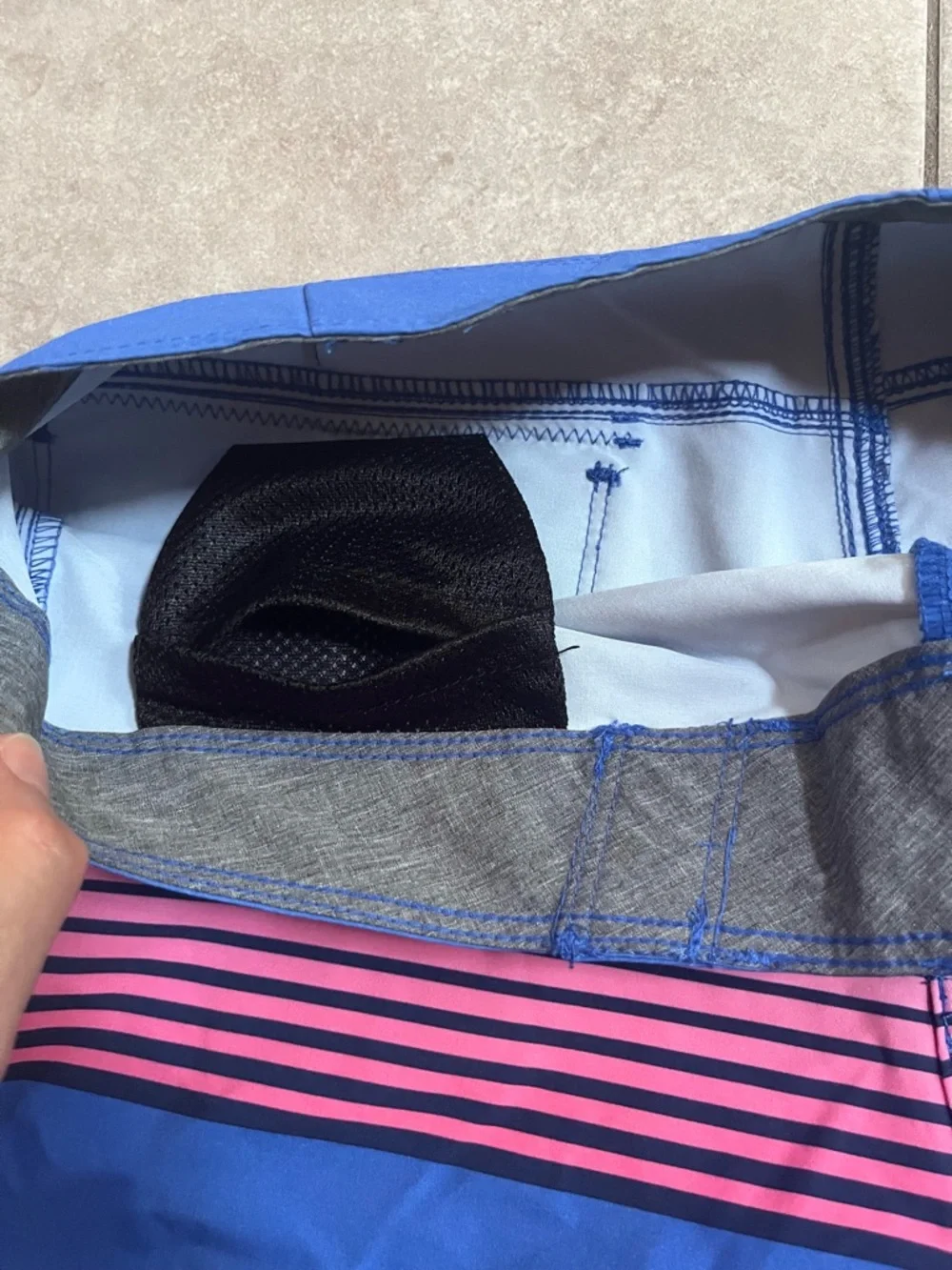 Hurley Lobos Swim Board Shorts Aqua Blue White Pink Men’s Waist 32 New With Tag